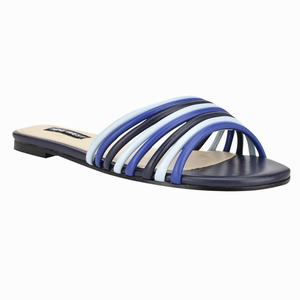 Nine West Links Flat Slippers Blauw Nederland | KCV-284356